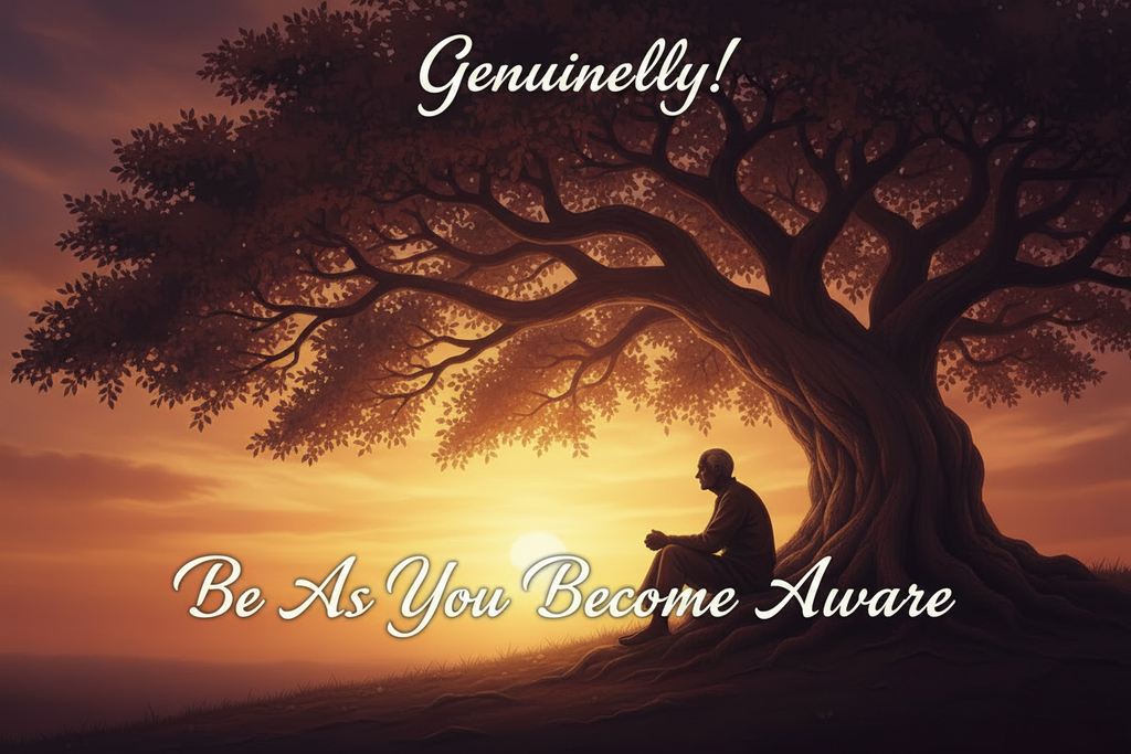 Genuinely - Be As You Become Aware repositioned